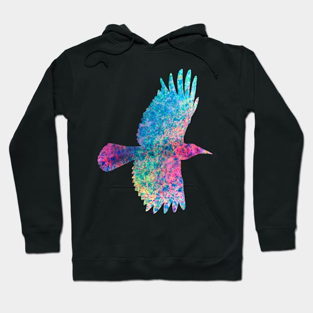 Color crow Hoodie by Bwiselizzy